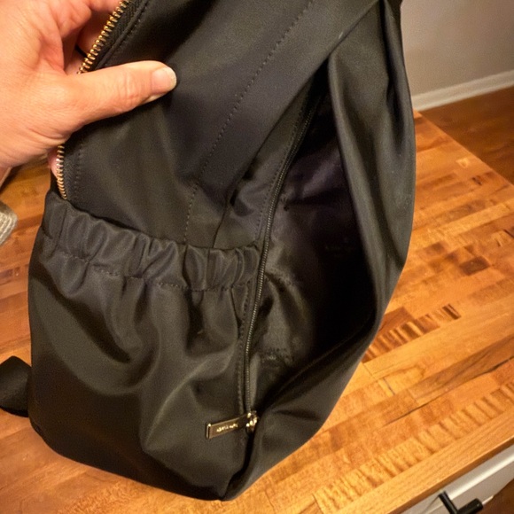 Kate Spade Black Nylon Backpack